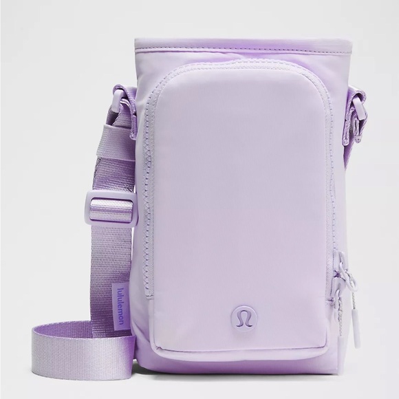 lululemon athletica Handbags - New Lululemon Water Bottle Crossbody with Front Pocket 2L Lavender Frost